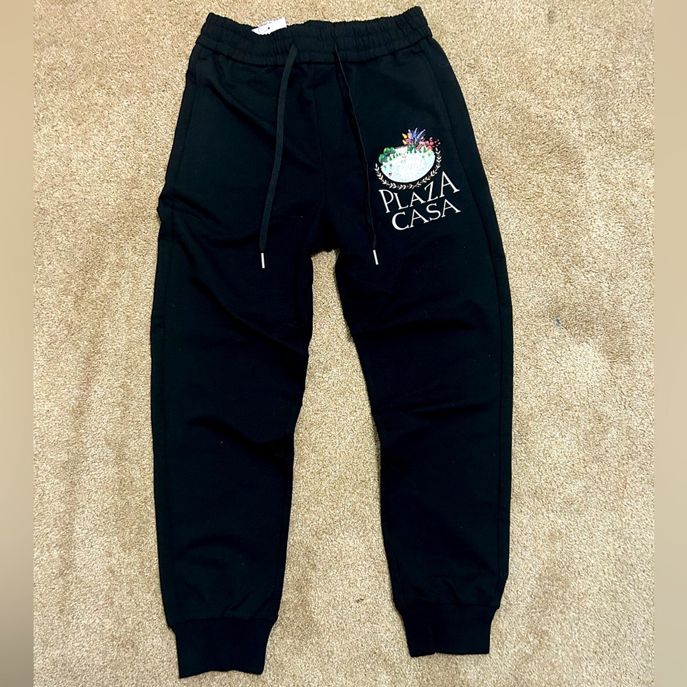 Black CasaBlanca Joggers size Medium